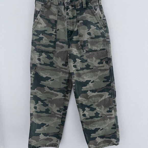 Free People Camo Crop Pants size 26 - Picture 2 of 11